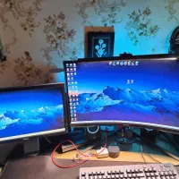 مانیتور گیمینگ سامسونگ مدل LC27G75TQS سایز ۲۷ اینچ