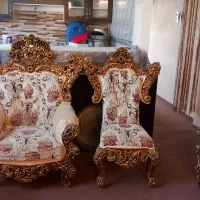 مبل سلطنتی و میز عسلی