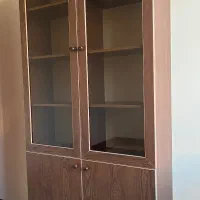 کتابخانه سفارشی با چوب گردو