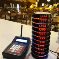 ساعت گارسون ضد آب/پیجر رومیزی ضد آب/پیجر رستورانی