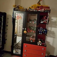 کمد و کتابخانه بچگانه کارکرده|کتابخانه، شلف، قفسههای دیواری|اسفراین, |دیوار