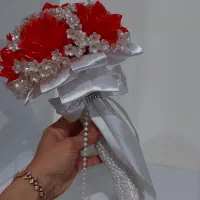 دسته گل عروس|گل مصنوعی|کارون, |دیوار