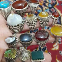 انگشترهای اصل ودرجه یک نقره دستساز|جواهرات|اهواز, آریاشهر|دیوار