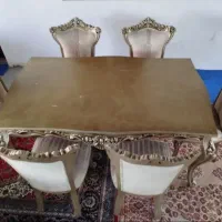 میز و صندلی ناهارخوری 6 نفره سلطنتی|میز و صندلی غذاخوری|رشت, سلیمانداراب|دیوار