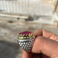 انگشتر یاقوت سرخ معدنی|کلکسیون اشیاء عتیقه|رفسنجان, |دیوار