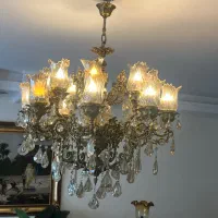 لوستر برنج ۱۶ شعله
