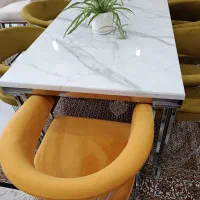 میز غذاخوری ۸نفره جنس استیل|میز و صندلی غذاخوری|تهران, تهرانسر مرکزی|دیوار