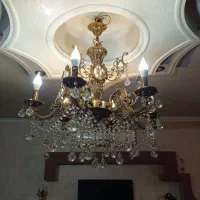 لوستر طلایی|لوستر و چراغ آویز|گرگان, |دیوار