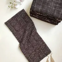 شال پلیسه نخ رنگ موکایی|لباس|کهریزک, |دیوار