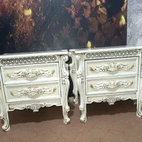 میز عسلی تخت خواب آینه کنسول کاملا سالم درخد نوع|مبلمان خانگی و میز عسلی|کرج, حصارک پایین|دیوار