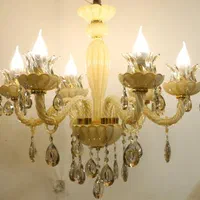 لوستر مدل یونانی کریستالی|لوستر و چراغ آویز|تهران, اتابک|دیوار