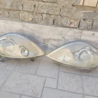 ۲ عدد چراغ جلو تیبا ۱ همراه با لامپ بفروش میرسد|قطعات یدکی و لوازم جانبی|امیدیه, |دیوار