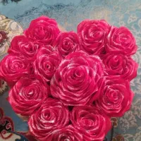 گل ربانی زیبا|گل مصنوعی|اصفهان, سودان|دیوار