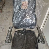 صندلی اداری چرم مشکی