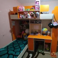 تخت خواب دو طبقه کودک و نوجوان