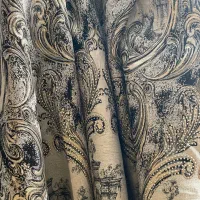 پرده شال دو عدد