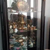 بوفه و آیینه شمعدان