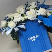 دسته گل باکس گل برند گندم تازه ی تازه