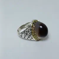 انگشتر نقره عقیق سه پوست طبیعی|جواهرات|تهران, امام زاده حسن|دیوار