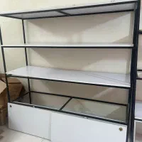 قفسه فلزی با تخته mdf و کشو ریلی