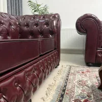 مبل چستر چرم مبلمان پذیرایی|مبلمان اداری|مشهد, موسوی قوچانی|دیوار
