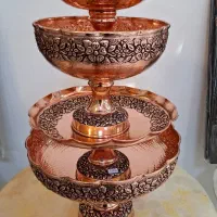 ظروف مسی  نانو شده رنگ ثابت و برنز