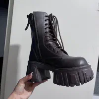 بوت لژدار سایز ۴۰ قهوه ایی