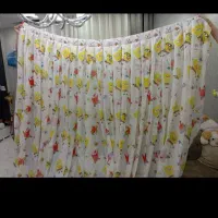 پرده حریر طرح باب اسفنجی