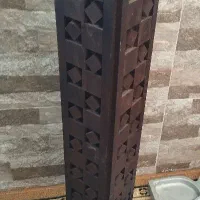 گلدان بزرگ چوبی سالم