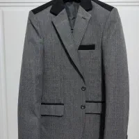 کت تک مردانه خاکستری کاملا نو
