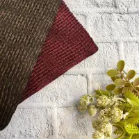 شال کنفی زرشکی