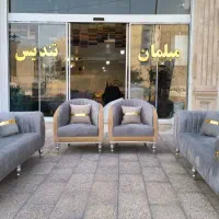 مبل راحتی چستر صدفی|مبلمان خانگی و میز عسلی|سمنان, |دیوار