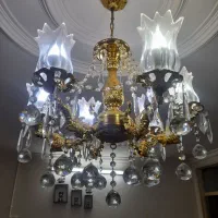 لوستر برنجی ۷شعله