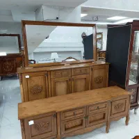 آینه‌کنسول و میزتلویزیون.چوبی و ام دی اف|بوفه، ویترین، کنسول|ارومیه, |دیوار