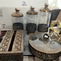 سرویس شیرینی خوری و جا دستمالی