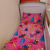 سرویس تخت و کمد کودک و نوجوان سفید و طوسی|تخت و سرویس خواب|اسلامشهر, شهرک واوان|دیوار