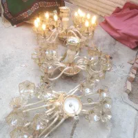 لوستر ۱۵ شاخه دو عدد|لوستر و چراغ آویز|پاکدشت, حصار امیر|دیوار