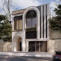 طراحی  نما  کابینت پلان معماری