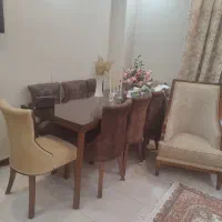 میز ناهارخوری خوری ۸ نفره و راحتی ۸ نفره