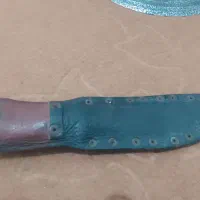 چاقوی تیز و خوش دست با غلاف چرم و باقیمت مناسب|کوهنوردی و کمپینگ|آزادشهر, |دیوار