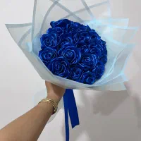 گل های روبانی زیبا|گل مصنوعی|بروجرد, |دیوار