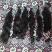 ۶تکه مو ی طبیعی پر
