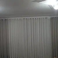 پرده حریر  ساده    قد ۲/۶۰ ،عرض ۵/۶۰