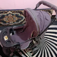 کالسکه کودک و سه چرخه چوبی تزیینی