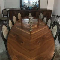 مبلمان آینه کنسول و ناهارخوری آنتیک