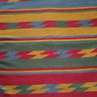 دوعدد گلیم فرش یک در یکنیم دست بافت زیبا|گلیم، جاجیم، گبه|شیراز, جوادیه|دیوار