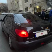 پژو ۲۰۶ SD V8 مدل ۹۵ شاسی پلمپ بی رنگ فنی استثنایی