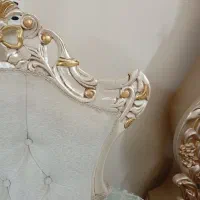 مبل سلطنتی چستر ۹ نفره چوب راش صدفی ورق طلا|مبلمان خانگی و میز عسلی|چهاردانگه (تهران), |دیوار