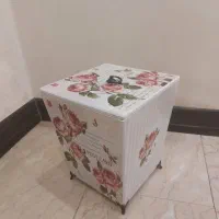 سطل زباله و جعبه دستمال کاغذی ام دی اف