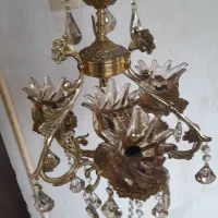 لوستر برنجی|لوستر و چراغ آویز|کوچصفهان, |دیوار